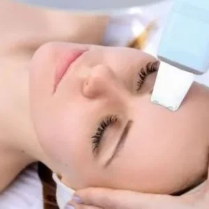 higiene facial con espátula ultrasonica