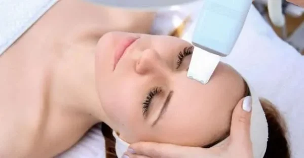 higiene facial con espátula ultrasonica